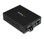 StarTech.com Convertisseur de Média Fibre Multimode (MM) LC pour Réseau 10/100/1000 - 550m - Gigabit Ethernet - 850nm - avec Émetteur-Récepteur SFP