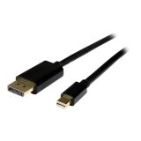 StarTech.com Câble Mini DisplayPort vers DisplayPort 1.2 de 4m - Câble Adaptateur Mini DisplayPort vers DP 4K x 2K UHD - Câble Mini DP vers DP pour Moniteur - Câble Convertisseur mDP vers DP