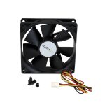 StarTech.com High Air Flow 9.25 cm Dual Ball Bearing Case Fan with TX3 Connector Boitier PC Ventilateur Noir