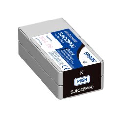 Epson SJIC22P(K) - black - original - ink cartridge