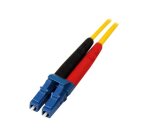 StarTech.com Câble Réseau Fibre Optique LC vers LC Mâle / Mâle - Duplex Monomode 9/125 LSZH - Jaune 4 m