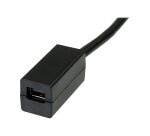 StarTech.com Câble DisplayPort vers Mini DisplayPort 15 cm - Vidéo UHD 4K x 2K - Câble Adaptateur DP Mâle vers Mini DisplayPort Femelle - Câble de Rallonge pour Ordinateur DP vers Moniteur mDP 1.2