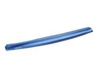 Repose-poignets pour clavier Fellowes Gel Crystal - Bleu