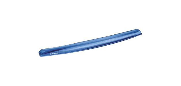 Repose-poignets gel pour clavier Crystals Gel, bleu