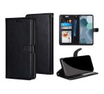 DLH Etui folio noir porte cartes avec rabat pour Samsung Galaxy A21s