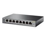 TP-Link TL-SG108PE Géré L2 Gigabit Ethernet (10/100/1000) Connexion Ethernet, supportant l'alimentation via ce port (PoE) Noir