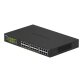 NETGEAR GS324P Non-géré Gigabit Ethernet (10/100/1000) Connexion Ethernet, supportant l'alimentation via ce port (PoE) 1U Noir