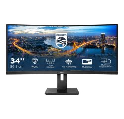 Philips B Line 346B1C/00 écran plat de PC 86,4 cm (34") 3440 x 1440 pixels Quad HD LCD Noir