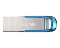 SanDisk Ultra Flair lecteur USB flash 32 Go USB Type-A 3.2 Gen 1 (3.1 Gen 1) Bleu, Argent