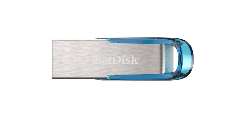 SanDisk Ultra Flair lecteur USB flash 32 Go USB Type-A 3.2 Gen 1 (3.1 Gen 1) Bleu, Argent
