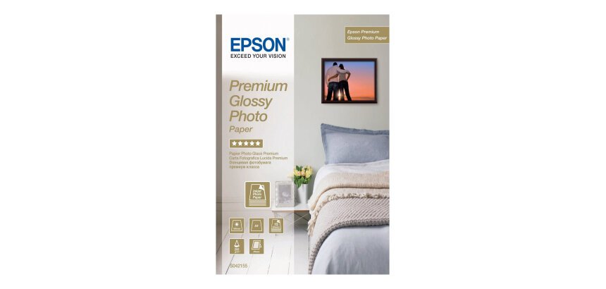 Epson Premium Glossy Photo Paper - A4 - 15 Feuilles