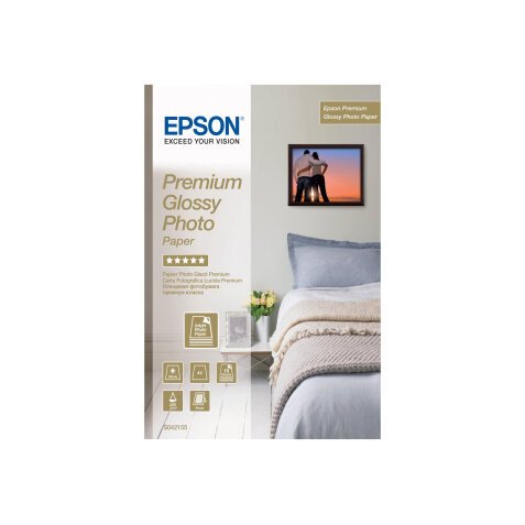 Epson Premium Glossy Photo Paper - photo paper - glossy - 15 sheet(s) - A4