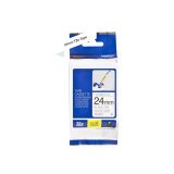 Brother TZE-FX251 ruban d'étiquette Noir sur blanc