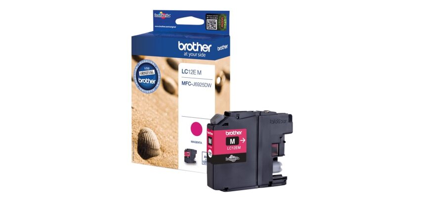 Brother LC12EM - XL Capacity - magenta - original - ink cartridge