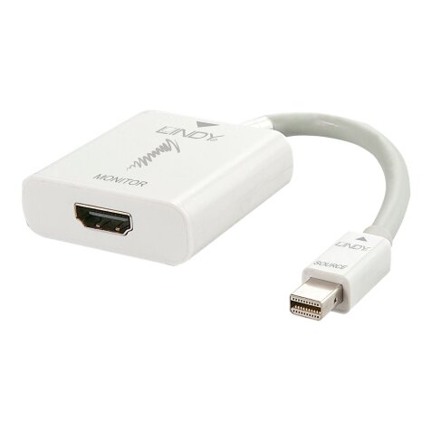 Lindy Adaptateur actif Mini DisplayPort 1.2 vers HDMI 4K 60Hz