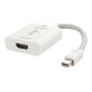 Lindy 41069 câble vidéo et adaptateur Mini DisplayPort HDMI Type A (Standard) Blanc