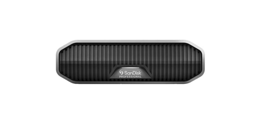 SanDisk G-DRIVE disque dur externe 6 To 7200 tr/min USB Type-C 3.2 Gen 2 (3.1 Gen 2) Acier inoxydable