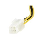 StarTech.com Adaptateur d’alimentation EPS 8 broches vers P4 et LP4 de 15 cm - F/M