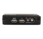 StarTech.com Kit commutateur KVM USB VGA à 2 ports avec audio et câbles - Switch KVM - Noir
