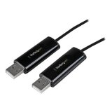 StarTech.com Câble KM USB 2.0 avec transfert de données - Switch USB clavier souris pour PC et Mac
