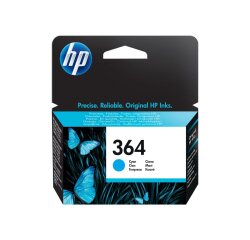 HP 364 cartouche d'encre cyan authentique