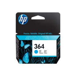 HP 364 cartouche d'encre cyan authentique