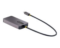 StarTech.com Adaptateur USB C vers HDMI VGA - Dock USB C Multiport Digital/AV - Adaptateur USB Type C Jusqu'à 4K60Hz - Station d'Accueil USB C, Compatible Thunderbolt 3/4 - Adaptateur de Voyage