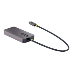 StarTech.com Adaptateur USB C vers HDMI VGA - Dock USB C Multiport Digital/AV - Adaptateur USB Type C Jusqu'à 4K60Hz - Station d'Accueil USB C, Compatible Thunderbolt 3/4 - Adaptateur de Voyage