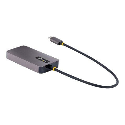 StarTech.com Adaptateur USB C vers HDMI VGA - Dock USB C Multiport Digital/AV - Adaptateur USB Type C Jusqu'à 4K60Hz - Station d'Accueil USB C, Compatible Thunderbolt 3/4 - Adaptateur de Voyage