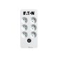 Eaton PB6F protection surtension Noir, Blanc 6 sortie(s) CA 220 - 250 V 1,5 m