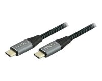 MCL MC1C99A03C1052Z câble USB USB 3.2 Gen 2 (3.1 Gen 2) 2 m USB C 10 Gbit/s 100 W Gris