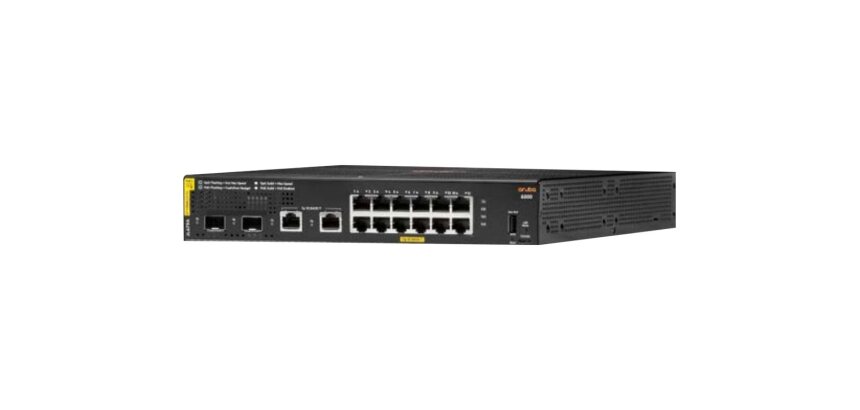 HPE Aruba Networking CX 6000 12G Class4 PoE 2G/2SFP 139W Switch