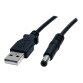 StarTech.com Câble d'alimentation USB vers prise DC de 91 cm - Cordon USB vers connecteur Type M 5V