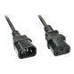 Lindy 30332 câble électrique Noir 3 m Coupleur C13 Coupleur C14