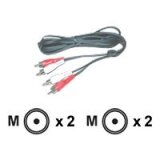 MCL MC705-1.5M câble audio 1,5 m 2 x RCA Noir