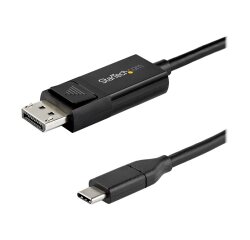 StarTech.com Câble Adaptateur USB-C vers DisplayPort 1.4 8K 60Hz/4K - Câble Vidéo Bidirectionnel DP vers USB-C ou USB-C vers DP Réversible -HBR3/HDR/DSC - Câble Moniteur USB Type-C/TB3