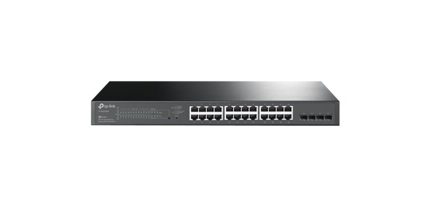 TP-Link Omada TL-SG2428P Géré L2/L2+ Gigabit Ethernet (10/100/1000) Connexion Ethernet, supportant l'alimentation via ce port (PoE) 1U Noir