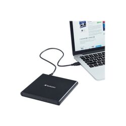 Verbatim Slimline - DVD±RW (±R DL) station - USB 2.0 - extern