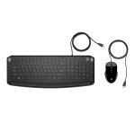 HP Pavilion KEYBOARD AND MOUSE 200 clavier Souris incluse Universel USB Noir
