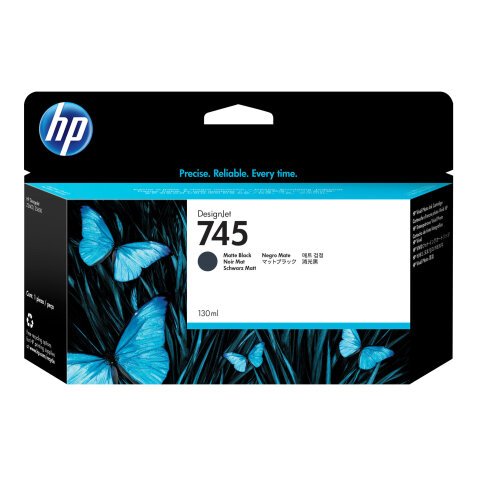HP 745 - matzwart - origineel - DesignJet - inktcartridge