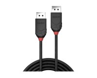 Lindy Câble DisplayPort 1.2, Black Line, 1m