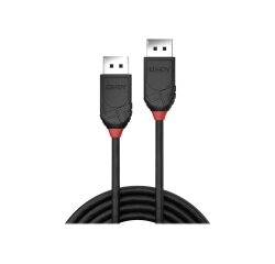 Lindy Câble DisplayPort 1.2, Black Line, 1m