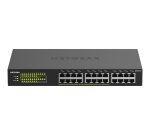 NETGEAR GS324P Non-géré Gigabit Ethernet (10/100/1000) Connexion Ethernet, supportant l'alimentation via ce port (PoE) 1U Noir