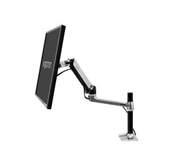 Ergotron LX Series Desk Mount LCD Arm, Tall Pole 86,4 cm (34") Bureau Noir