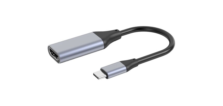 DLH Adaptateur video USB-C vers HDMI 2.0 (4K / 3840x2160 / 60Hz)