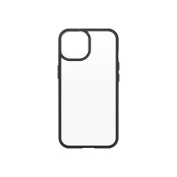 OtterBox React Série Coque pour iPhone 14, Antichoc, anti-chute, ultra-mince, protection fine, testé selon les normes militaires, Antimicrobien, Black Crystal, livré sans emballage