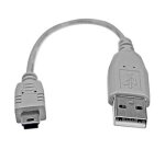 StarTech.com Câble Mini USB 2.0 15 cm - USB A vers mini USB B