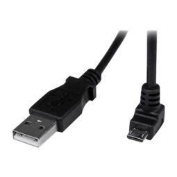 StarTech.com Câble Micro USB 2 m - A vers Micro B coudé 90° vers le bas