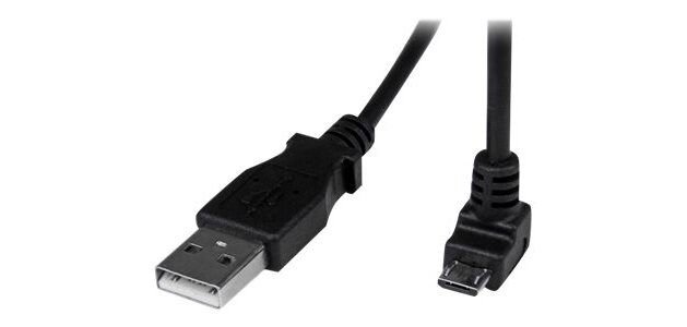 StarTech.com Câble Micro USB 2 m - A vers Micro B coudé 90° vers le bas