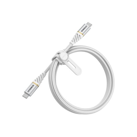 OtterBox Premium Cable USB C-C 1M USB-PD, Cloud Sky White